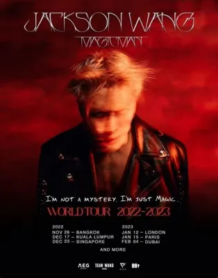 Jackson Wang Seduces Millions With His “Magic Man” World Tour!